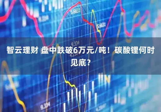 智云理财 盘中跌破6万元/吨！碳酸锂何时见底？